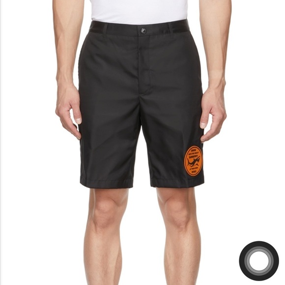 NWT Burberry nylon shark patch shorts